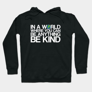 In a world where you can be anything be kind Hoodie